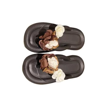 ALPLUME Home Slippers Black, White Rose Red, Light Green
