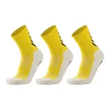 Crew Glue Soccer Socks, Yellow 3 Pack