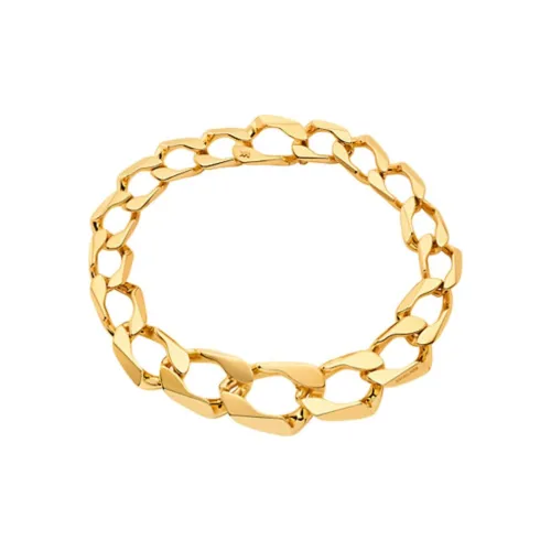 MICHAEL KORS Precious Metal Plated Brass Curb Link Necklace