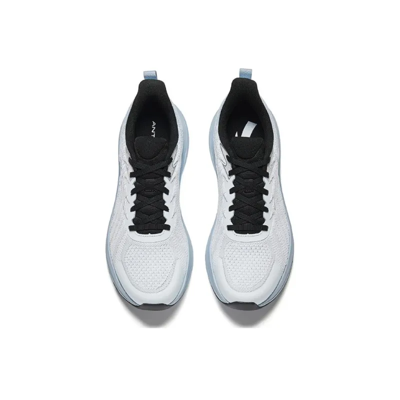 CHAOJIANTA Cushioning, Wear Resistant Low Top Casual Running Shoes Men's White Blue-2