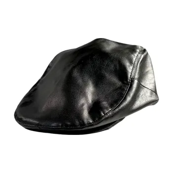 MITHAOL KUSC Pu Leather Berets Women's