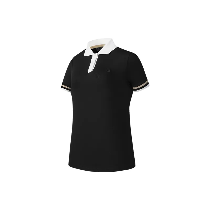 FILA Golf Series Polo Shirt Women's Pitch Black-1