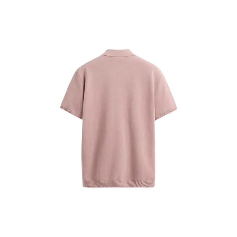 ZARA Polo Shirts Men Pink-1