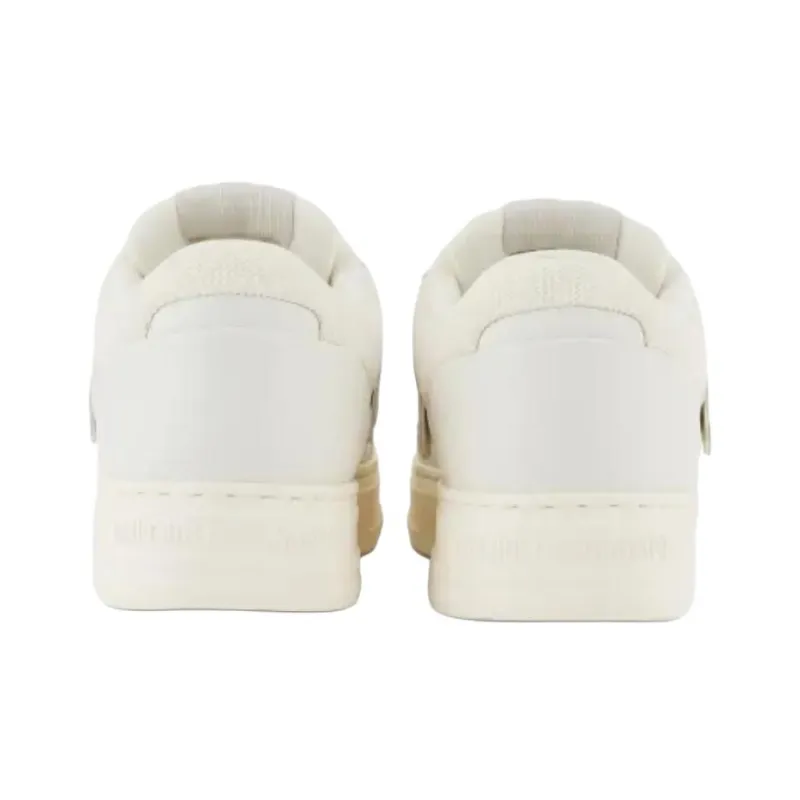 EMPORIO ARMANI Low Top Skateboard Shoes Women's White-4