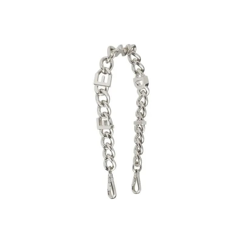 FENDI Brass Shoulder Strap Bag Strap Women's Silver-0