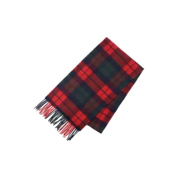 BARBOUR Cashmere Knit Scarves Men's Red