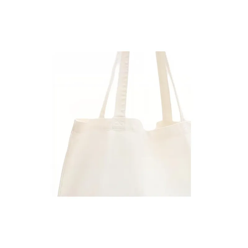 ALLSAINTS Organic Cotton Tote Bag Shopping Bag Shoulder Bags Men's White & Black-3