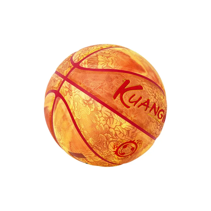 Kuangmi PU Basketball Red Size 7 Ball Street Unisex-1