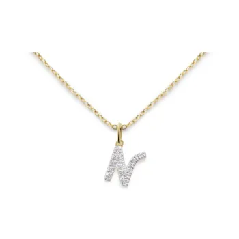 Monica Vinader 14kt Yellow Gold N Diamond Necklace