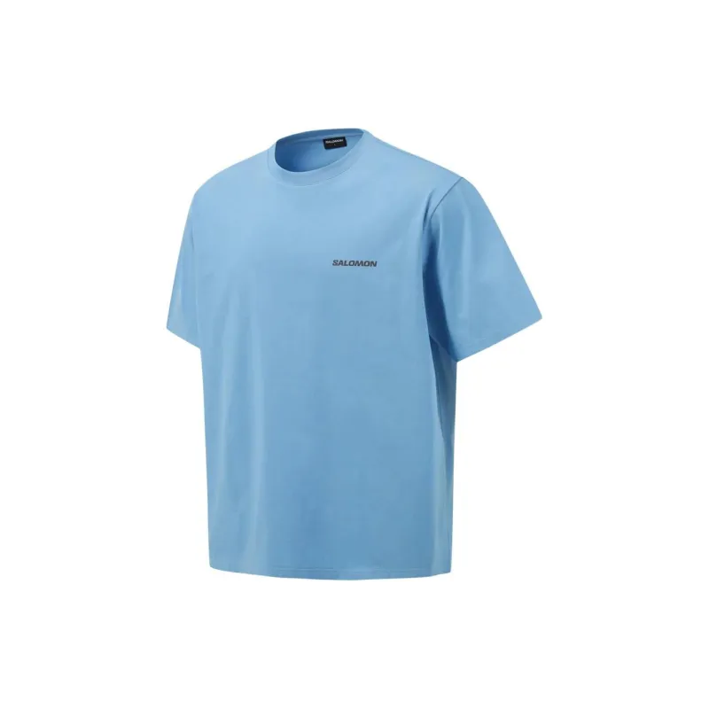 SALOMON T Shirts Men Blue-2