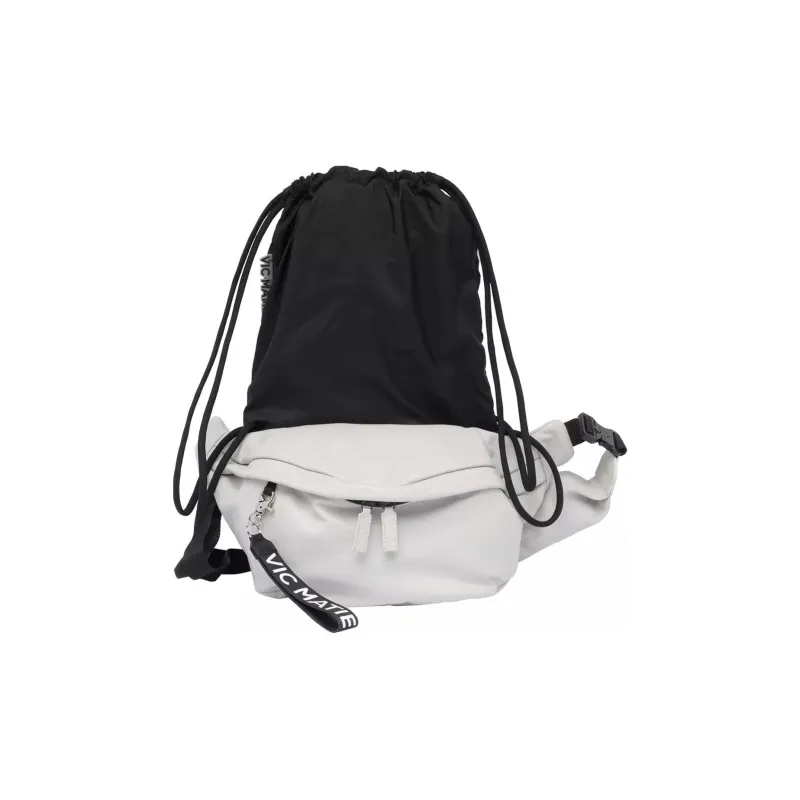 Vic Matie Calfskin Fanny Pack Women's White-1