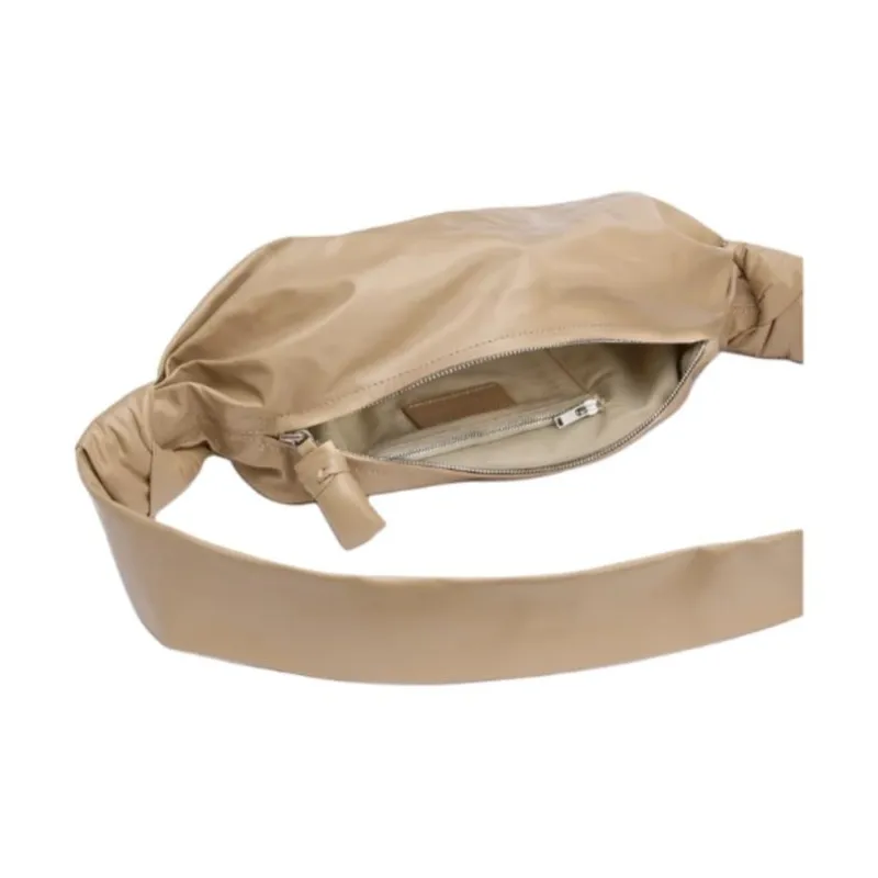 Lemaire Croissant Series Cow Leather Croissant Bag Crossbody Bag Shoulder Bag Small Size Women's Khaki-2