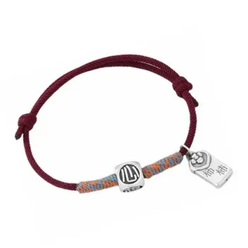 Old Qingyun Silver Building 999 Fine Silver Bracelets Women's