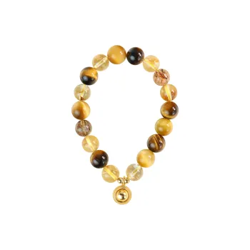 Qingjing Tiger's Eye Stone Bracelets Unisex