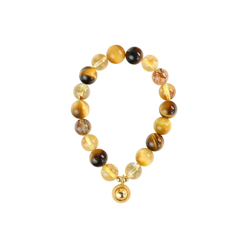 Qingjing Tiger's Eye Stone Bracelets Unisex-0