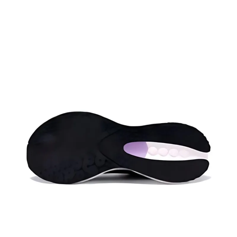 361° Anti-Slip Wear-Resistant Low-Top Running Shoes Women's Black Purple-4