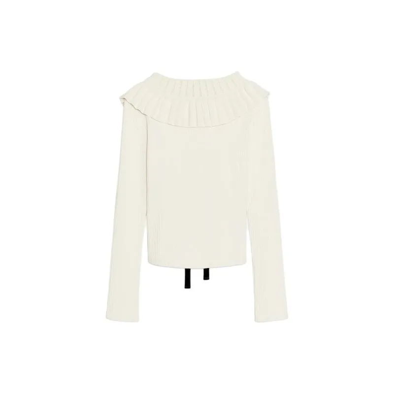 ZARA Knitwear Women's Frosted White-1