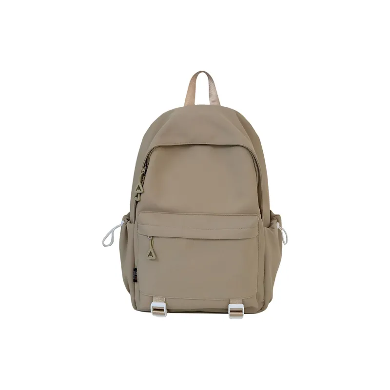 Yalu Nylon Backpack Unisex Black/Red/White/Khaki-15