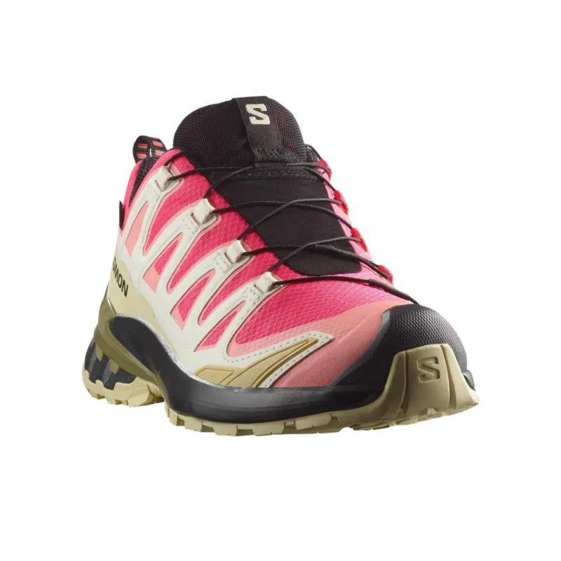 SALOMON XA Pro 3D V9 Anti Slip Wear Resistant Low Top Outdoor Shoes Women's Pink-3