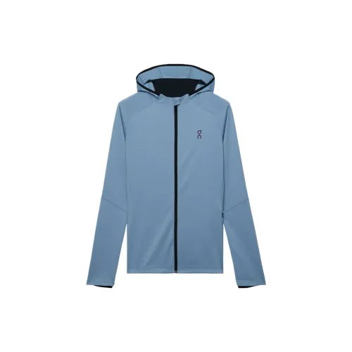 On Climate Zip Hoodie Jacket Women's Marine Blue