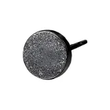 Matte Stud Earrings (Gunmetal Black Color Single)