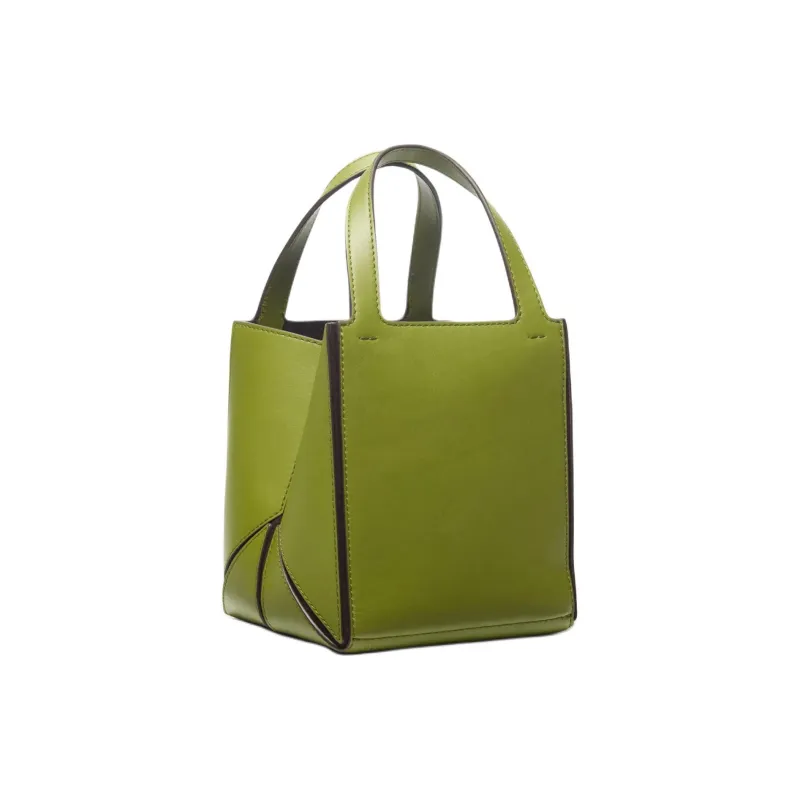 MICHAEL KORS Jordi Cow Leather Tote Bag, Shopping Bag, Handbag Trumpets Women's Grass Green-1