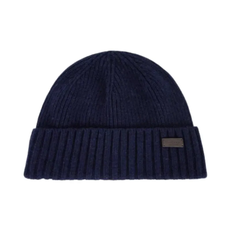 BARBOUR Sheep Wool Beanies Men's Blue-0
