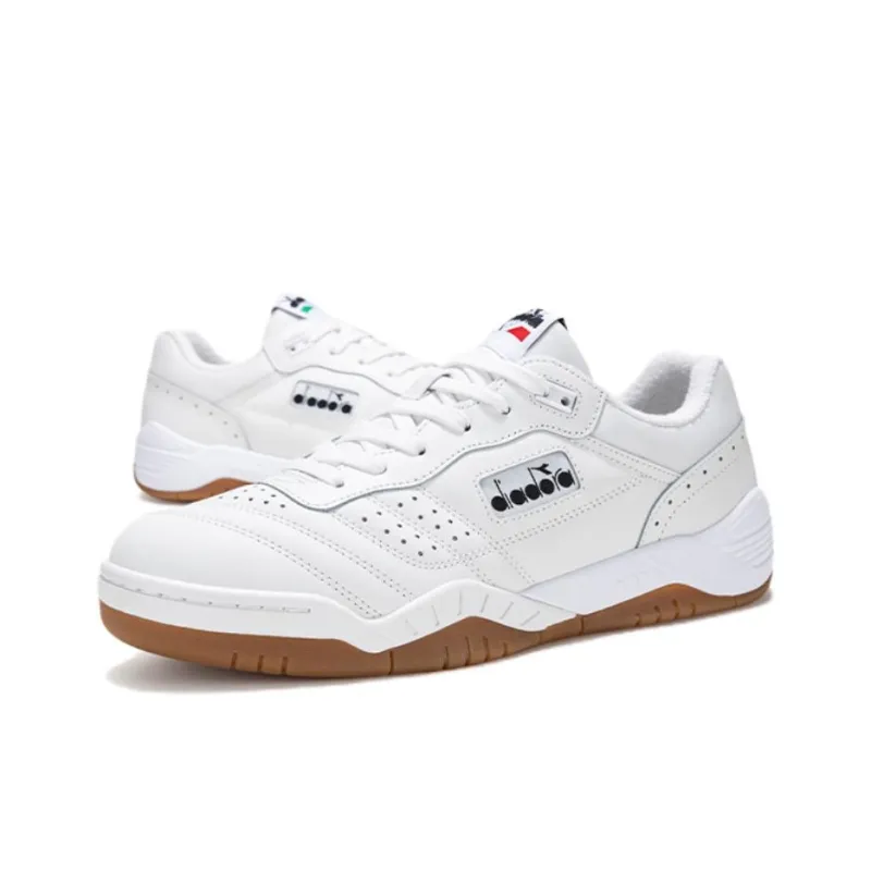 Diadora Cushioning Low-Top Casual Shoes Unisex Black White-1