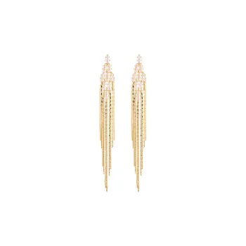 VIOLET Copper Alloy Earrings Women's