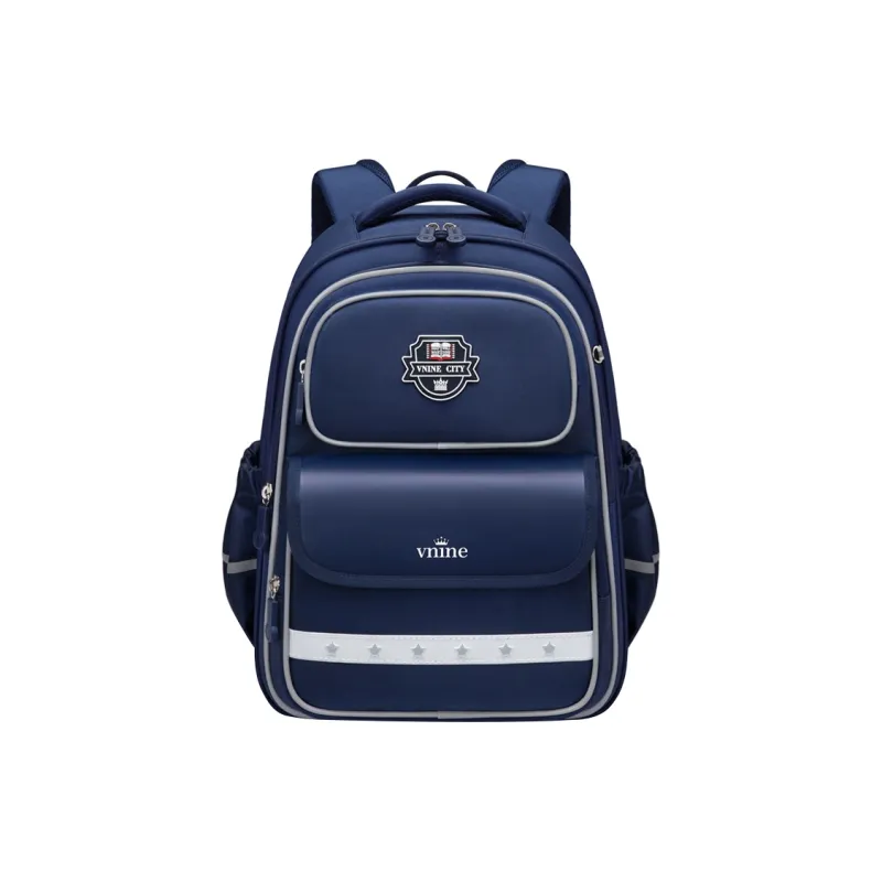 V.NINE Fabric Student Bag Regular Dream Pink/Starry Blue-4