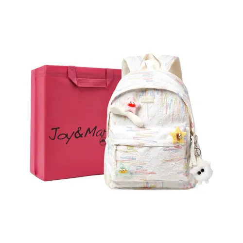 Joy&Mario Premium Capacity Laptop Bag Niche Lightweight Commute Wear Regular Women's Ecru/Girly Pink/Classic Black