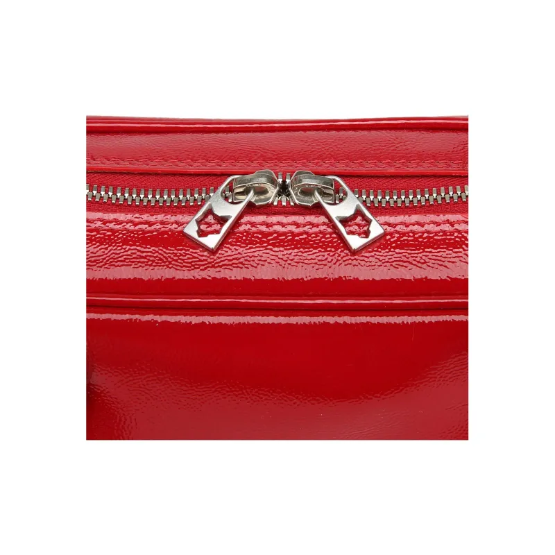 Naked Wolfe Patent Leather Shoulder Bag Women's Candy Red-6