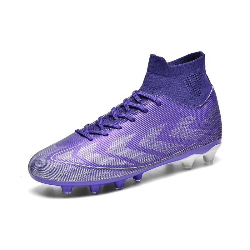 QIUTEXIONG FG Rubber Long Studs TF Rubber Broken Studs Cushioning Support Impact Resistant Soccer Shoes Unisex-31