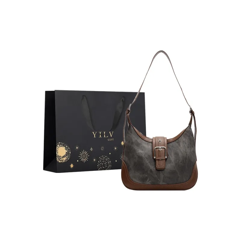 Yi Brigade PU Handbag Shoulder Bag Regular Women's Dark Tea/Ecru/Denim Blue/Coffee-8