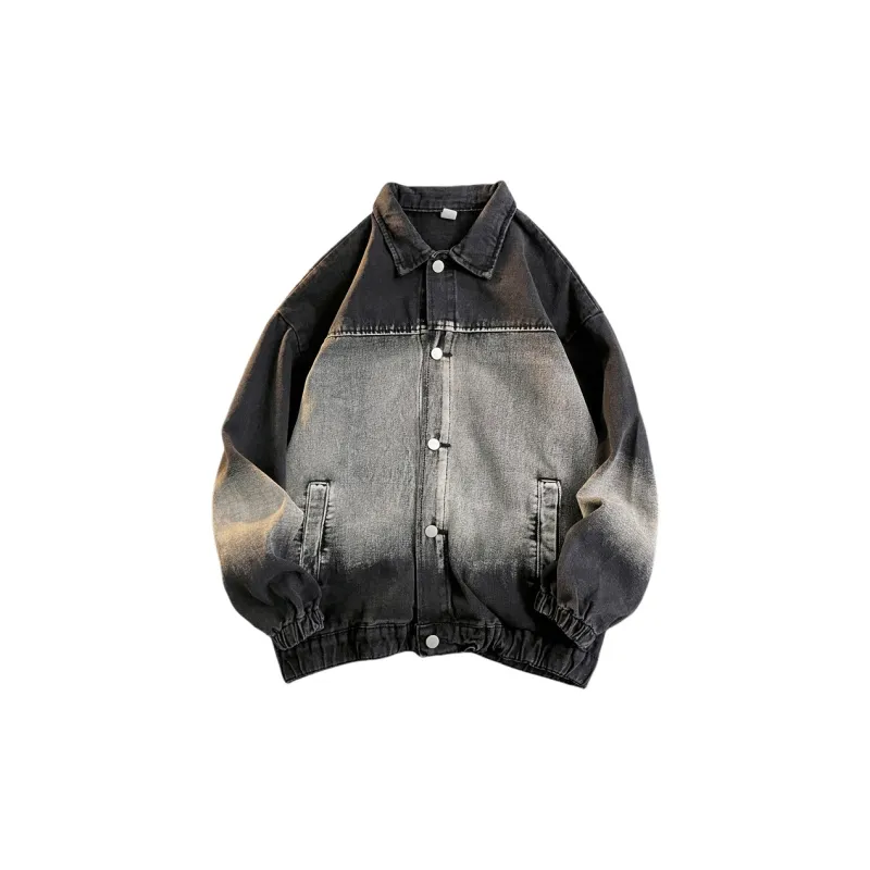 K411 Denim Jackets Unisex Black-0