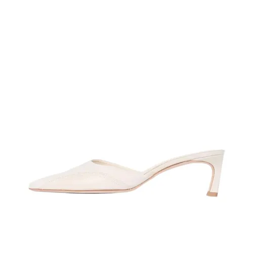 REPRESENT Closed Toe Slippers 5.5cm Women's White