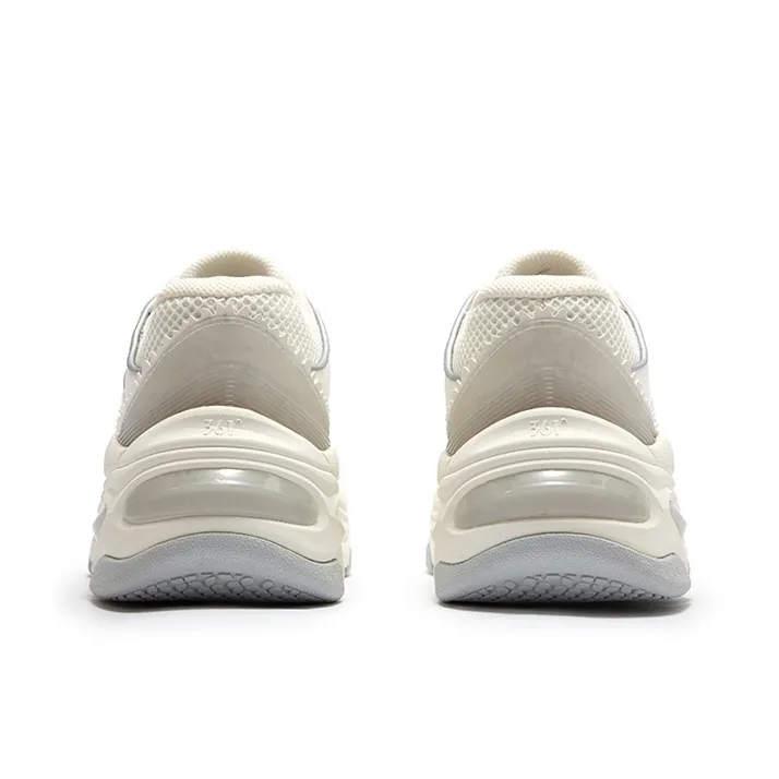 361° Anti-Slip Wear-Resistant Low-Top Chunky Sneakers Women's Greige-3