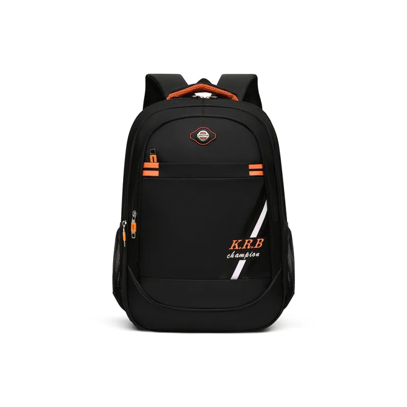MingLu Oxford Backpack Regular Unisex Black-8