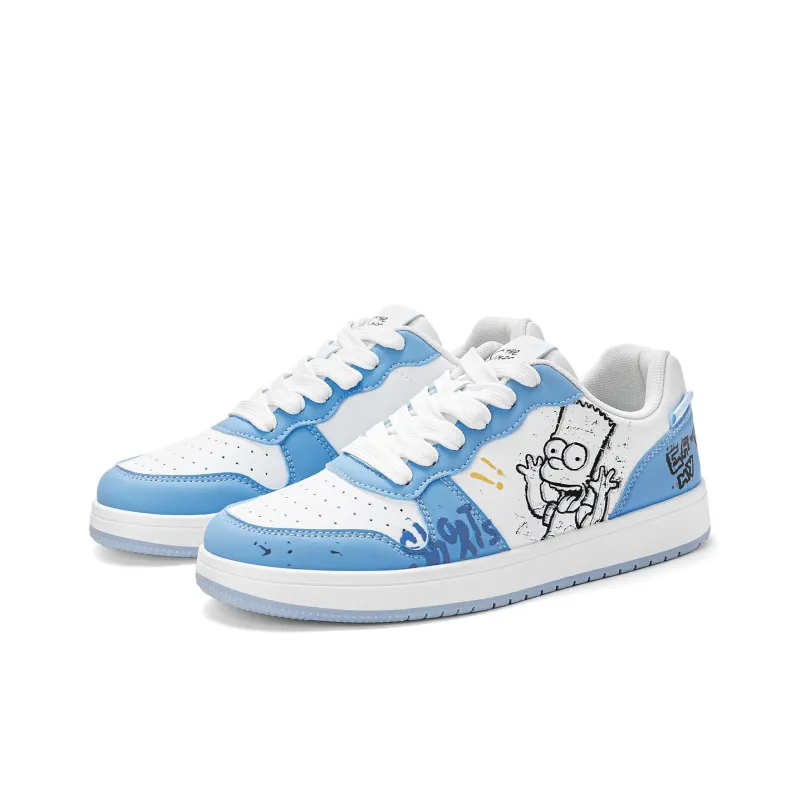 The Simpsons Coverage Height Increasing Abrasion Resistant Low Top Skateboard Shoes Unisex-3