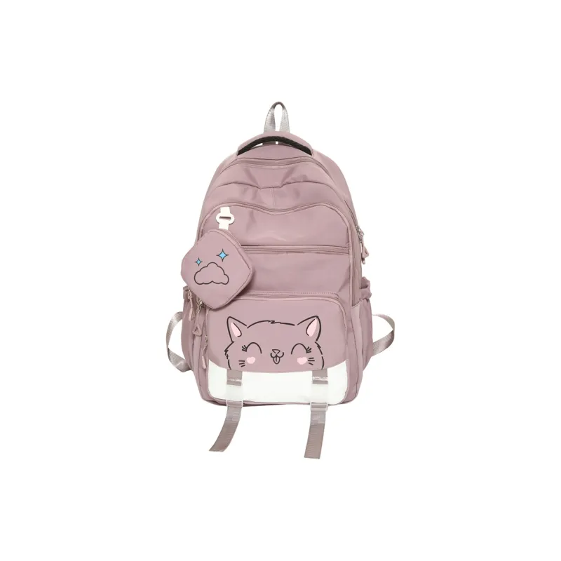 Yalu Nylon Backpack Unisex Multicolor-7