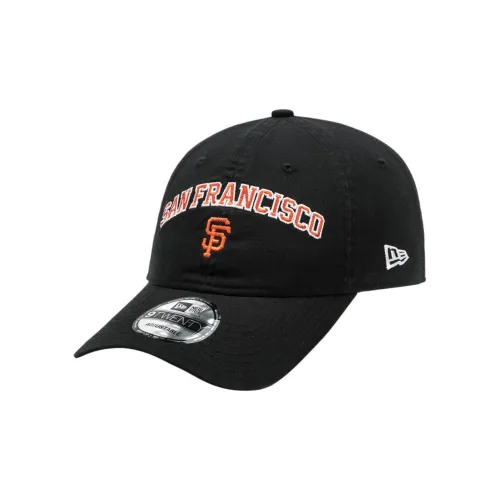 New Era x MLB 100% Cotton Baseball Caps Unisex Black