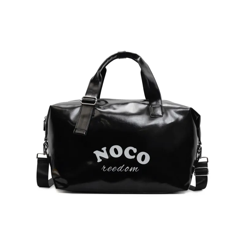 GOBLIN SHARKS 1759 PU Travel Bag Unisex Black/Ecru-0