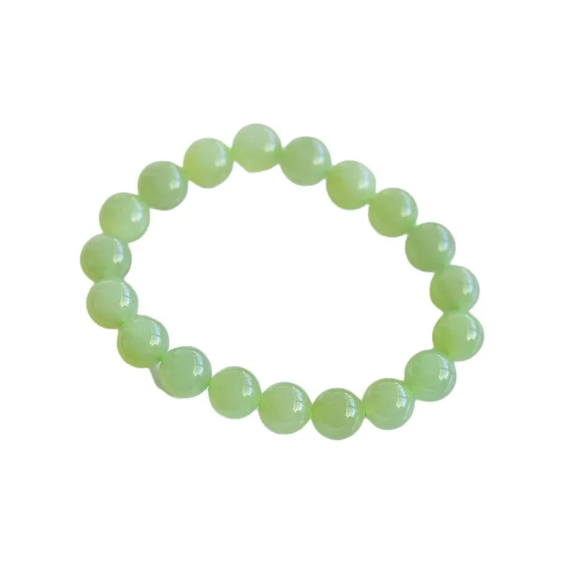 TAMINA Bracelets Pale Greenish White Jade Unisex-0