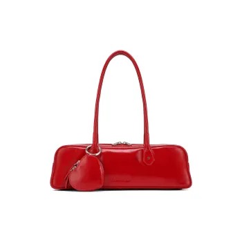 Naked Wolfe Patent Leather Shoulder Bag Women's Candy Red