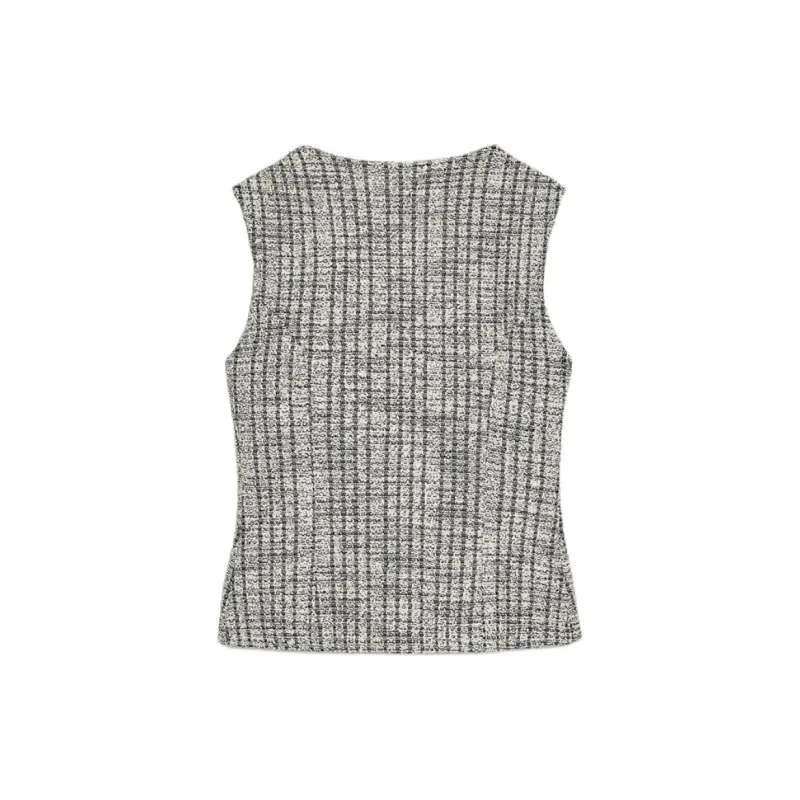 ZARA Tank Tops Women's Nude/Black-1
