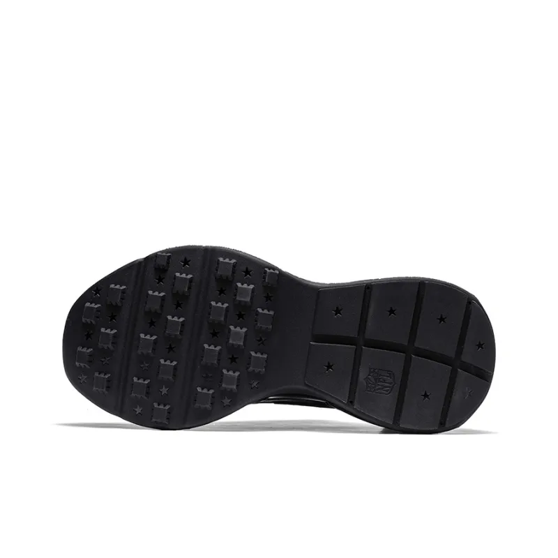 NFL Los Angeles Lightning Team Wear-Resistant Height Increasing Coverage Low-Top Chunky Sneakers Unisex Black-5