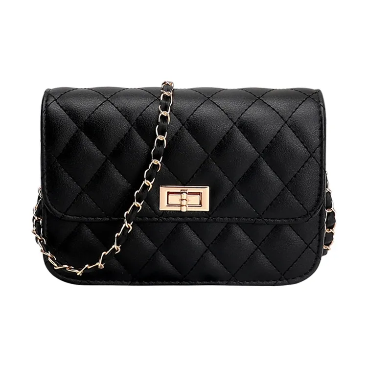 SEPTWOLVES PU Shoulder Bag, Crossbody Bag Medium Size Women's Black-0