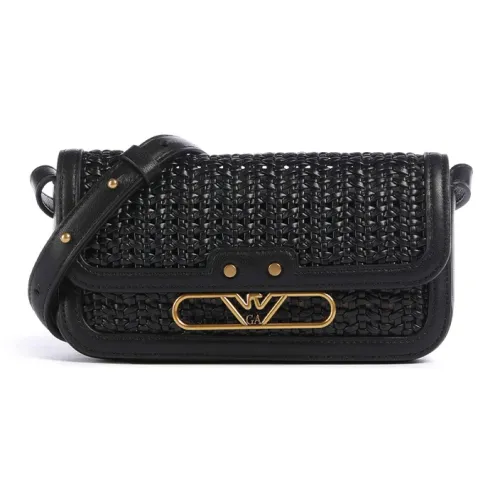 EMPORIO ARMANI Synthetic Material Shoulder Bag Women's Black