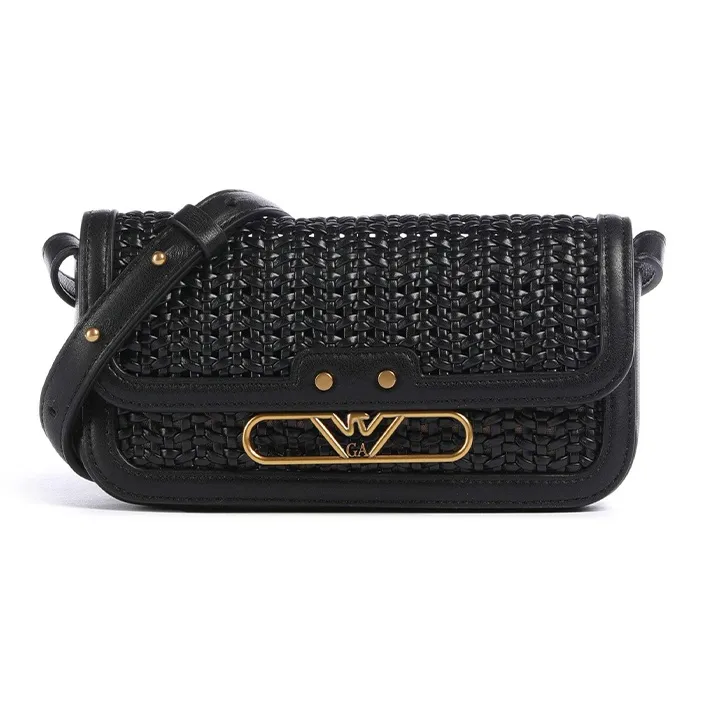 EMPORIO ARMANI Synthetic Material Shoulder Bag Women's Black-0