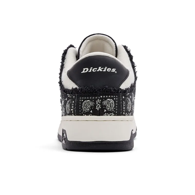 Dickies Low-Top Skateboard Shoes Men's Black White-3